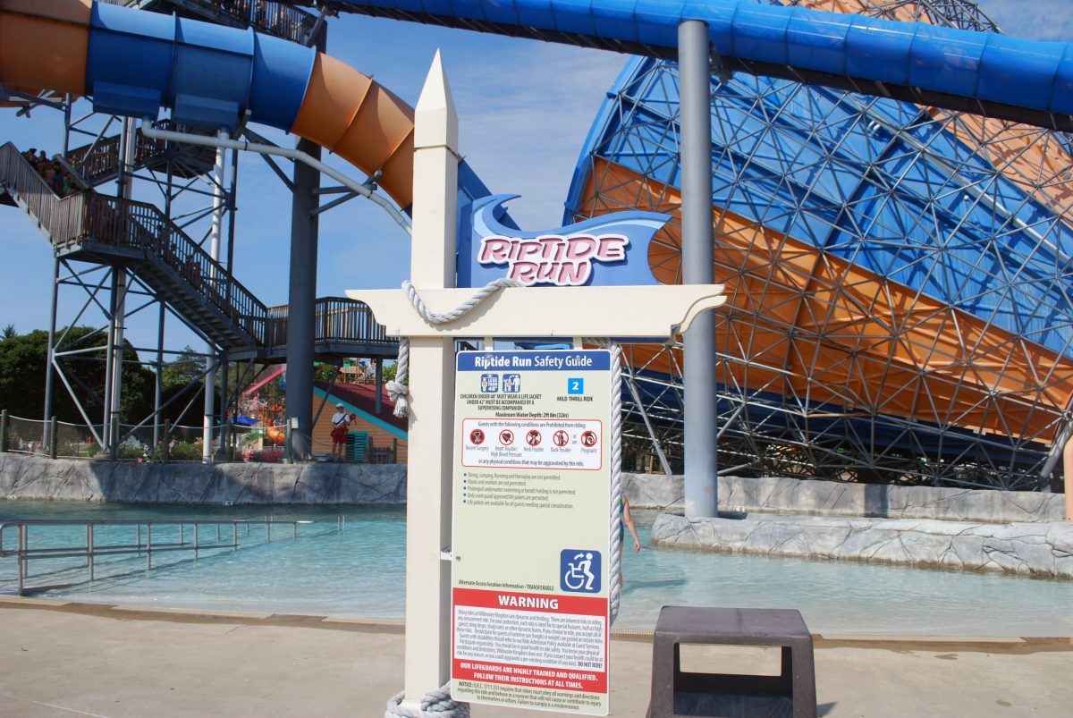 Riptide Run Sign