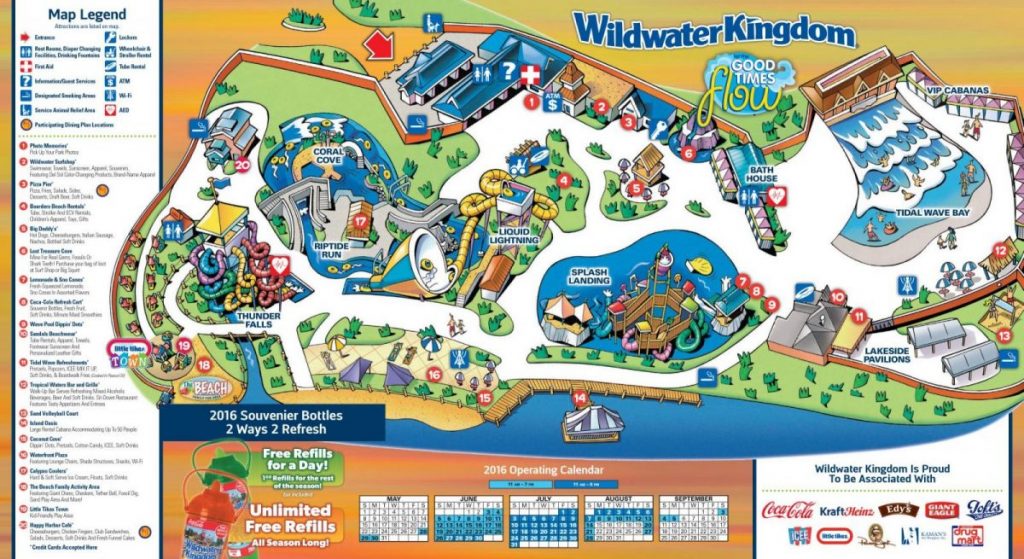 Park Entrance – From SeaWorld Ohio to Wildwater Kingdom