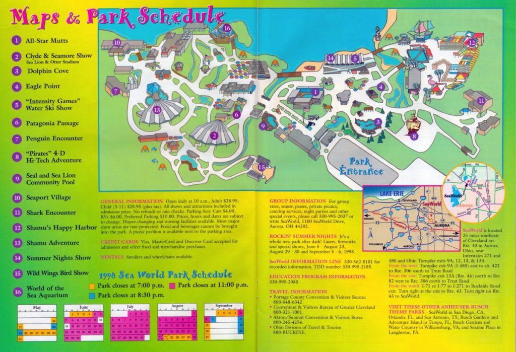 SeaWorld Ohio-The Original Park – From SeaWorld Ohio to Wildwater Kingdom